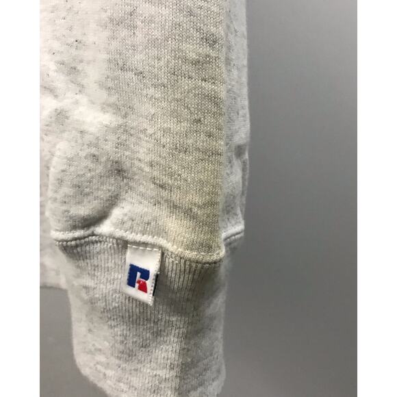 NWT deadstock 1990s Russell Sweatshirt Heather Gray / Men’s Large - Picture 4 of 6